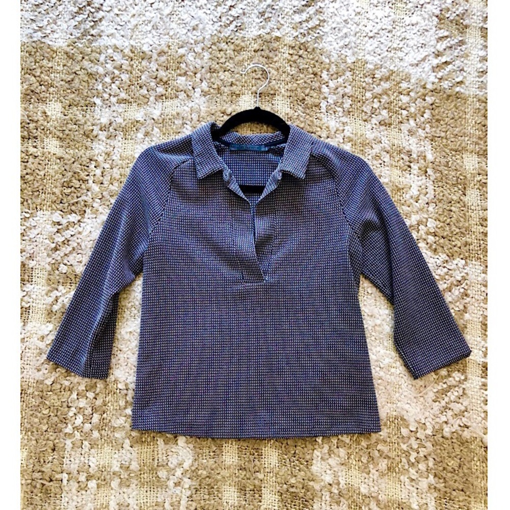 Zara Knit Collared Top